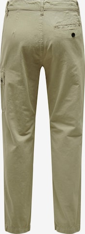 Regular Pantalon cargo 'AVI' Only & Sons en vert