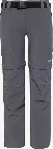 CMP Outdoor Pants in Grey: front