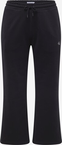 Calvin Klein Jeans Curve - Loosefit Pantalón en negro: frente