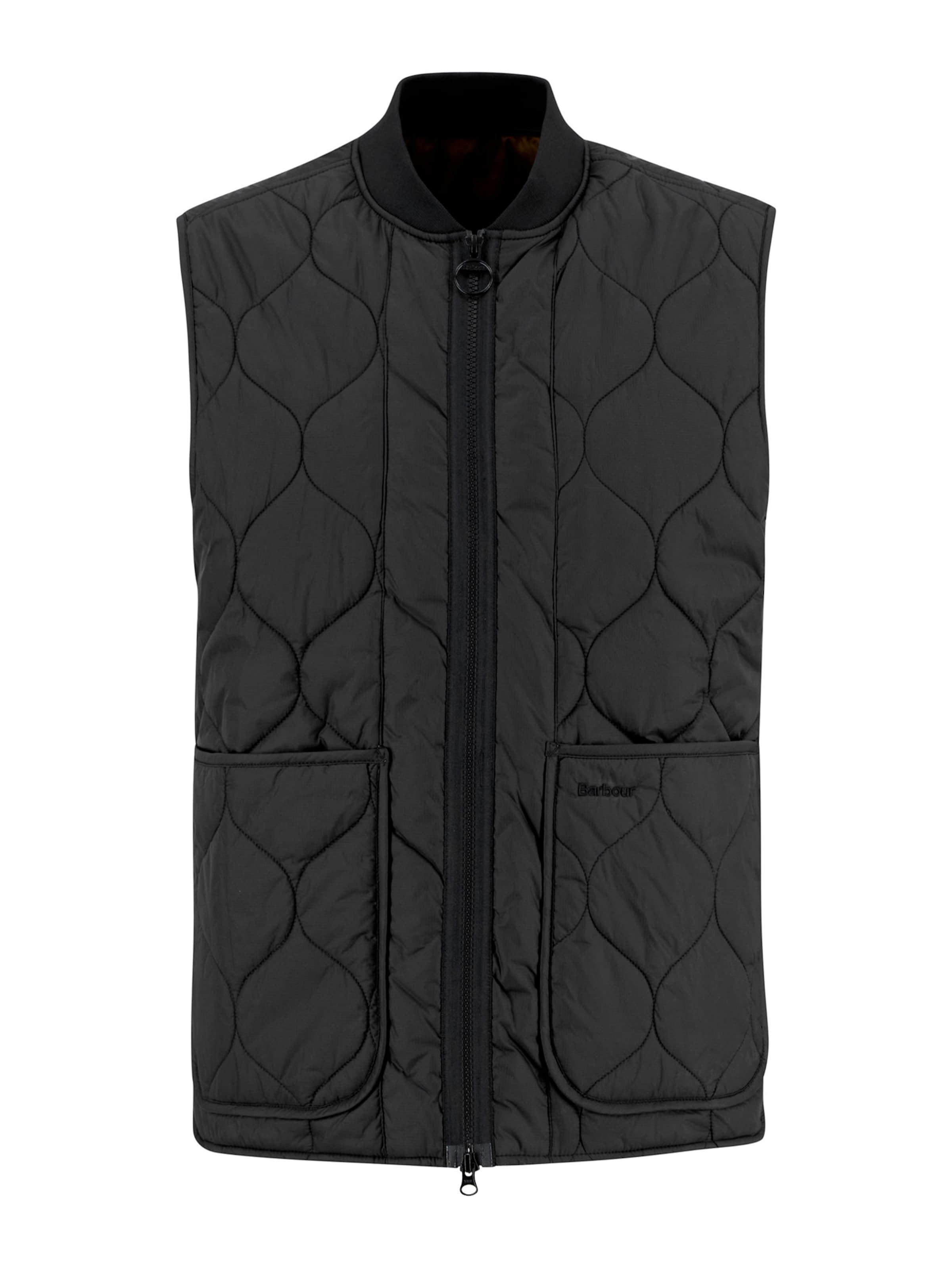 Barbour - Colete 'Lidde' em preto: frente