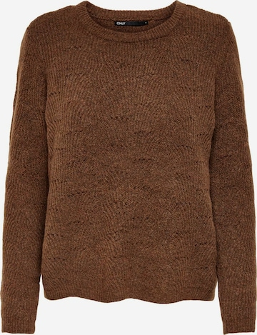 ONLY Sweater 'Lolli' in Brown: front