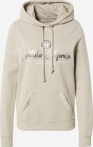 HOLLISTER Sweatshirt in Beige: front