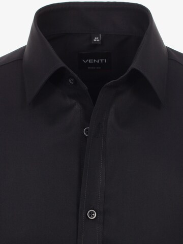 VENTI Regular fit Button Up Shirt in Black