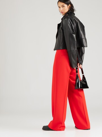 InWear Loose fit Pleated Pants 'Zinni' in Red