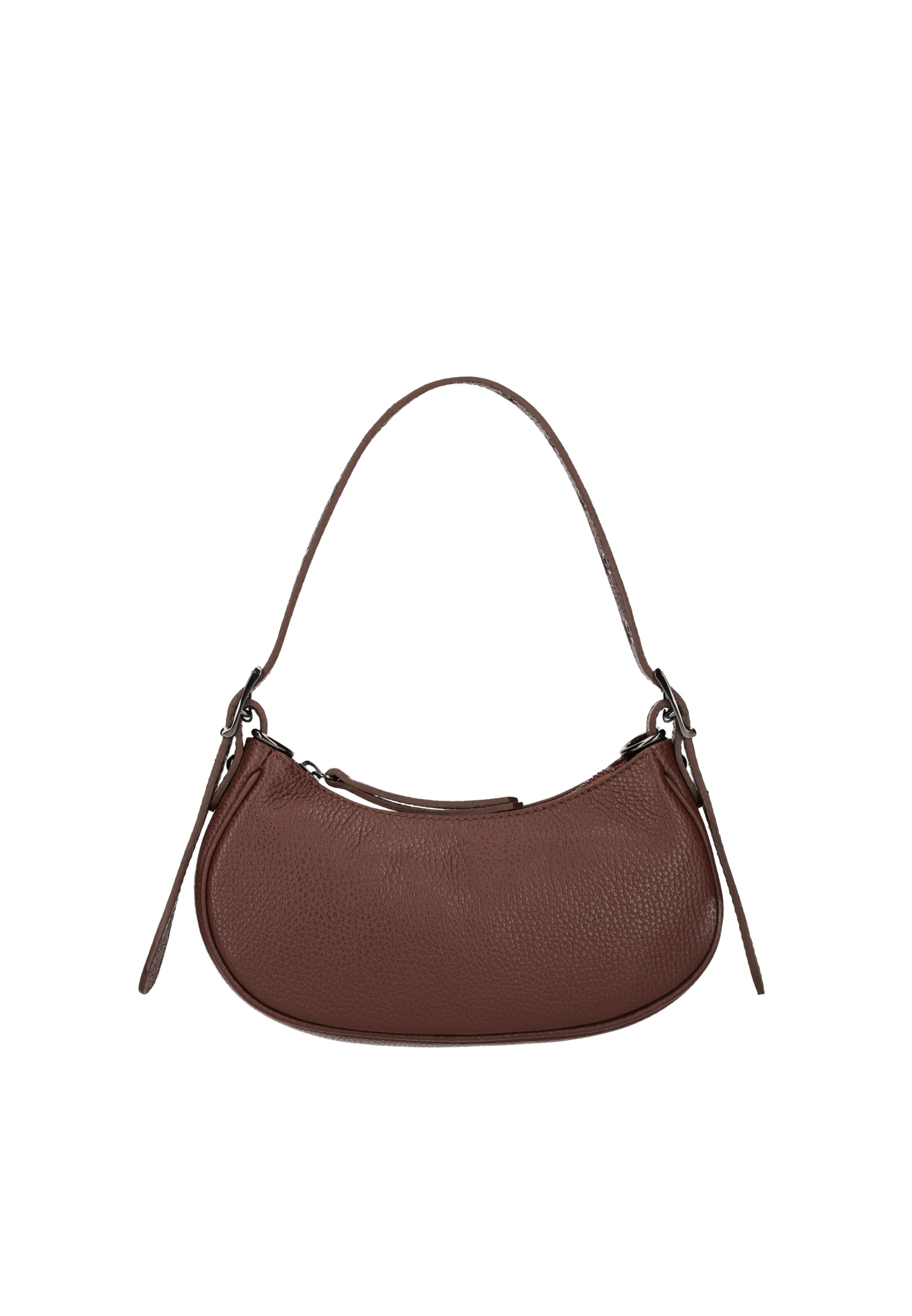 NAEMI Schoudertas in de kleur Chocoladebruin, Productweergave