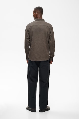 Matinique - Comfort Fit Camisa clássica 'MAChristaldo P' em castanho