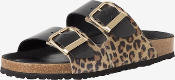 Mule Tamaris en noir : devant