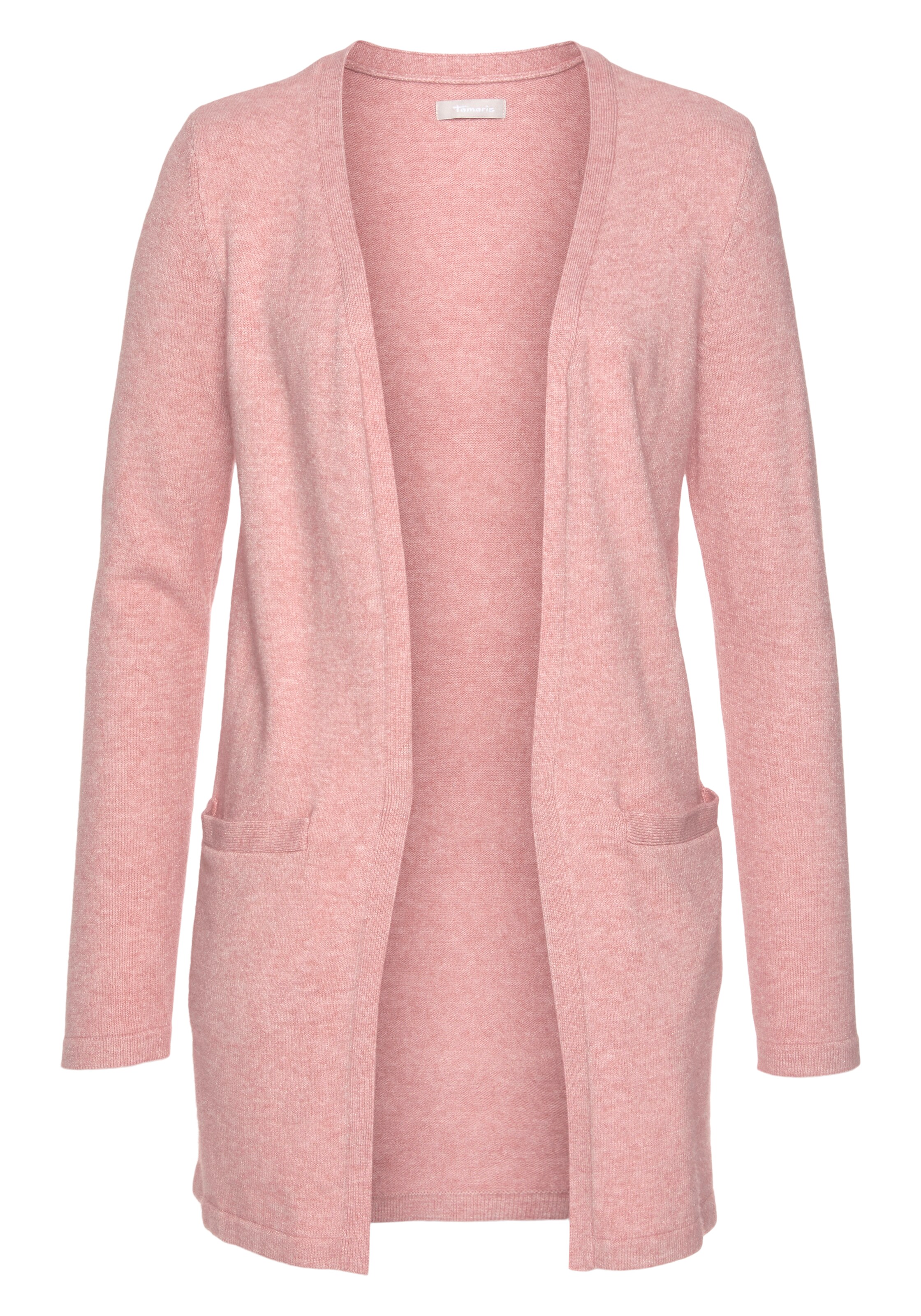 Tamaris Strickjacke in Pink: Vorderseite