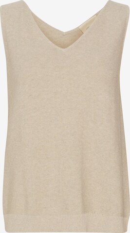 Cream Sweater 'Sillar' in Beige: front