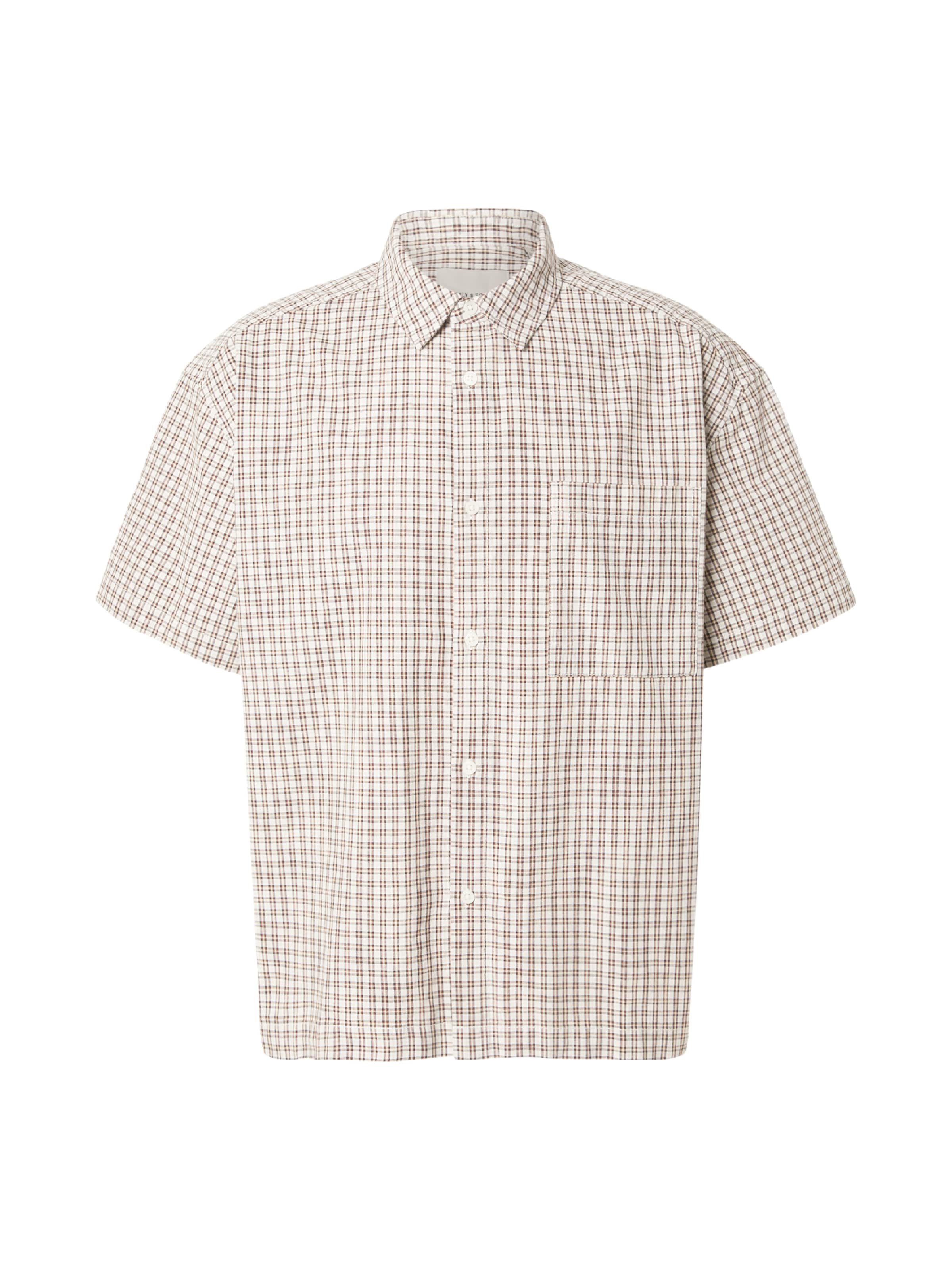 Only & Sons Comfort fit Button Up Shirt 'ONSDAVES' in White: front