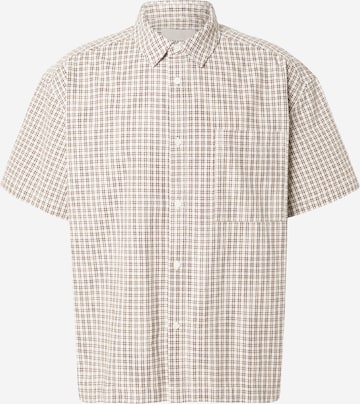 Only & Sons Comfort fit Button Up Shirt 'ONSDAVES' in White: front