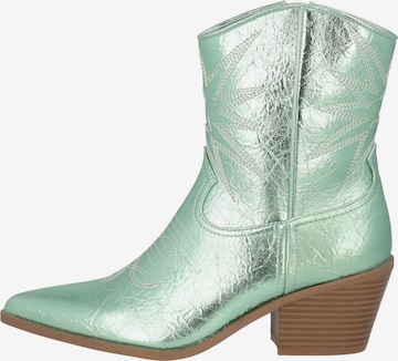 LA STRADA Ankle Boots in Green: front