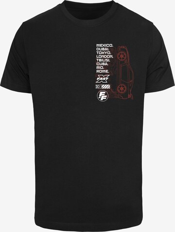 Merchcode Shirt 'Fast X - Cities' in Black: front