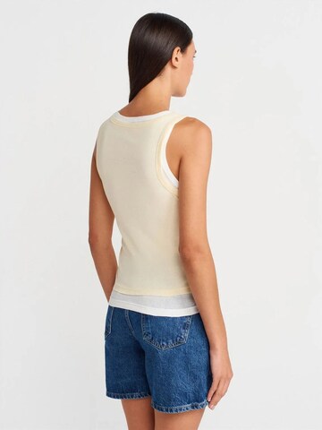 Dilvin Knitted Top in White