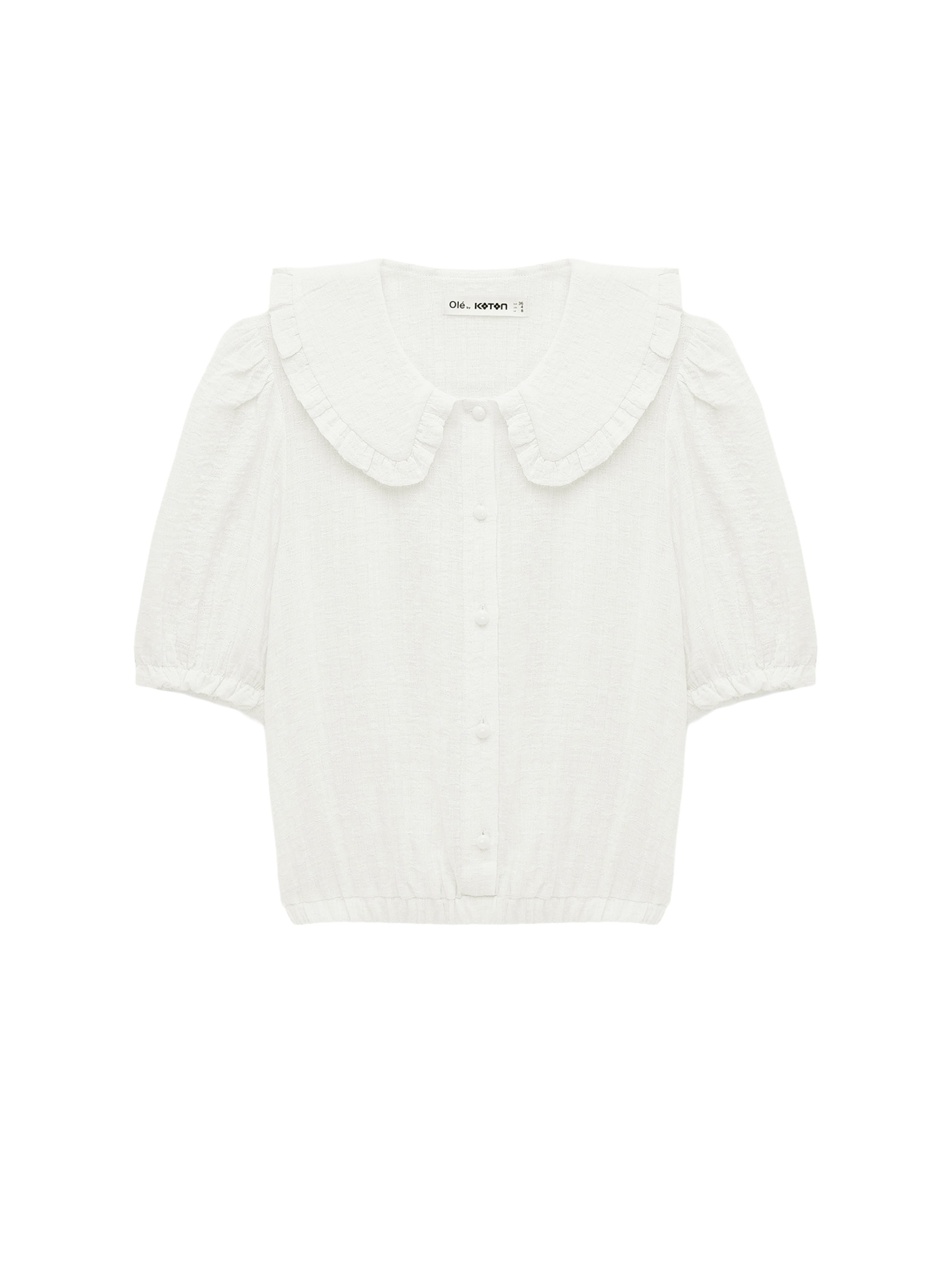 Koton Blouse in Wit: voorkant