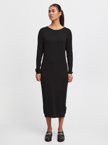 ICHI Knitted dress 'KAVA' in Black