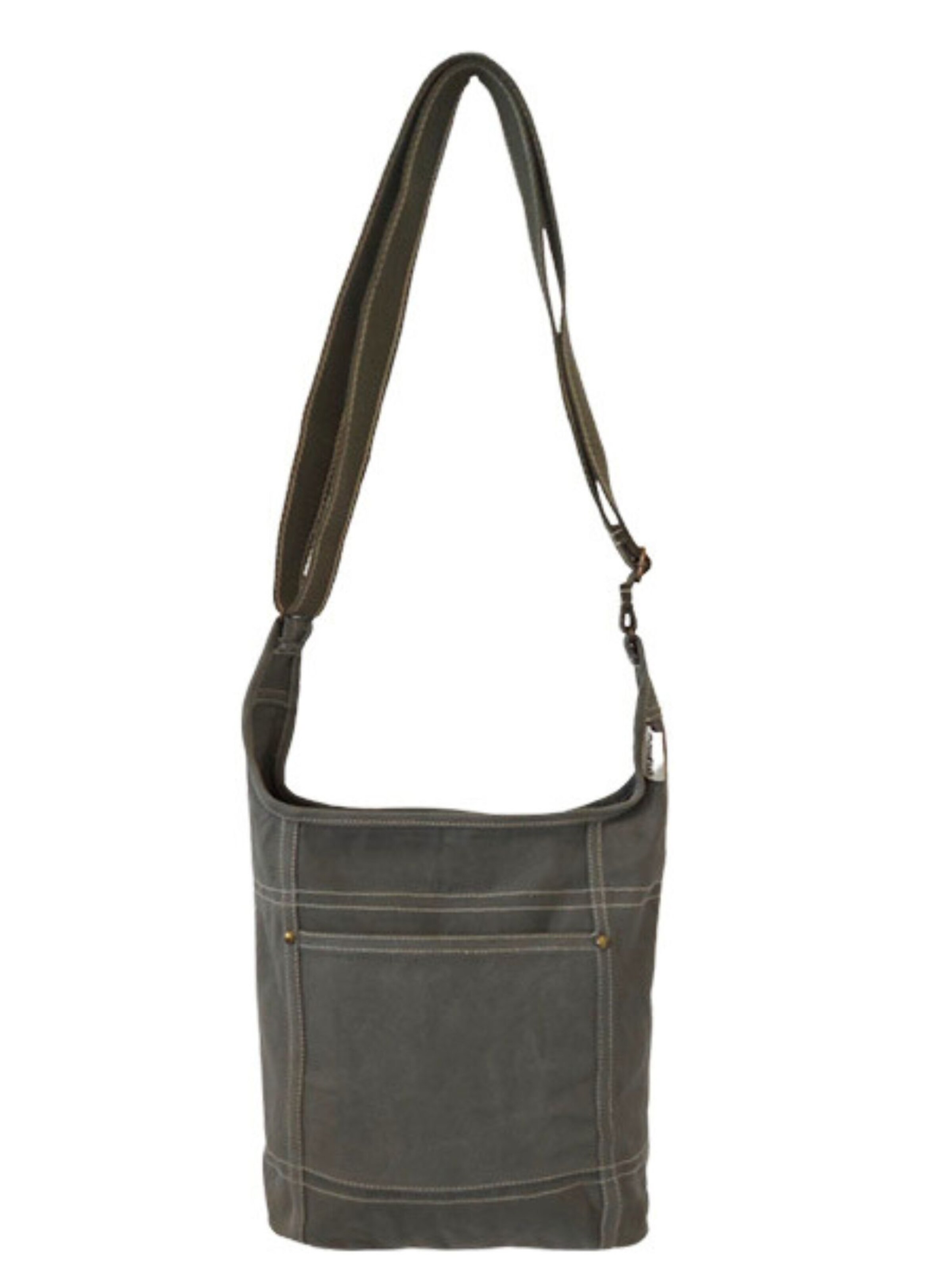 DOMELO Umhängetasche 'Domelo' in Grün: Vorderseite