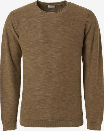 Pull-over No Excess en marron : devant