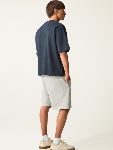 Pull&Bear Loosefit Broek in Blauw