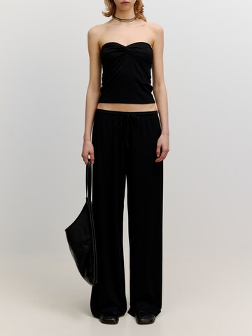 Wide Leg Pantalon 'Sanya' EDITED en noir