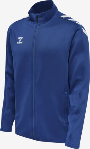 Hummel Sportsweatjacke 'Poly' in Blau