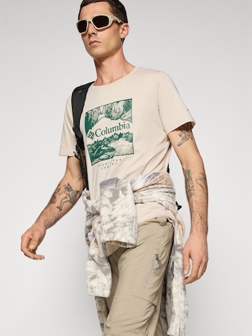 COLUMBIA Функциональная футболка в Бежевый