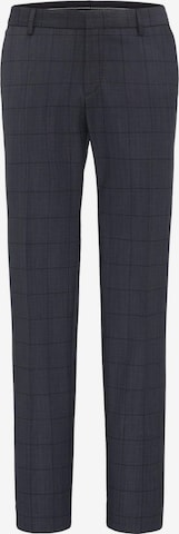 BENVENUTO Regular Pleat-Front Pants 'Iago' in Blue: front