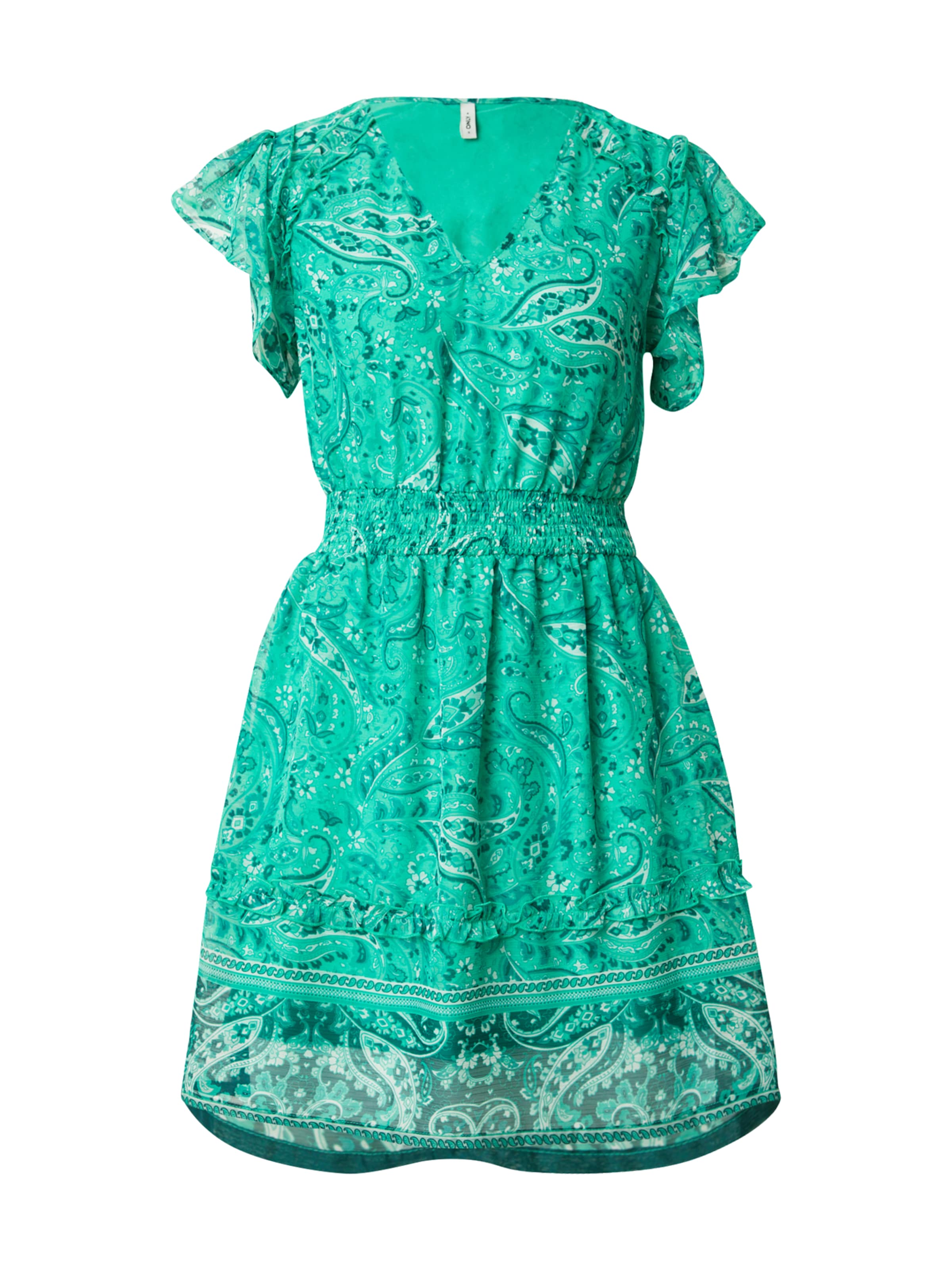 ONLY Suvekleit 'ONLValentina', värv roheline: eest vaates