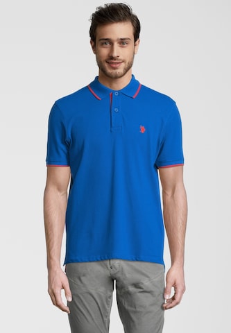 U.S. POLO ASSN. Shirt in Blauw: voorkant