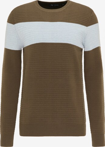 Pull-over MO en marron : devant