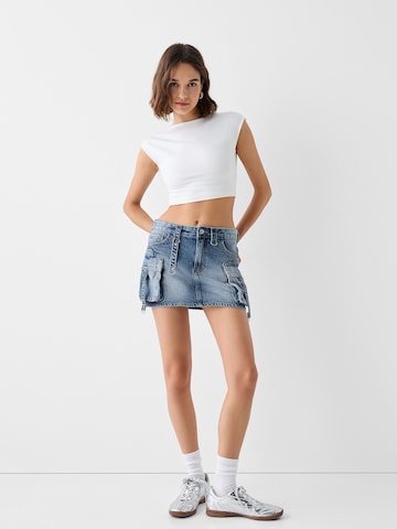 Bershka Skirt in Blue