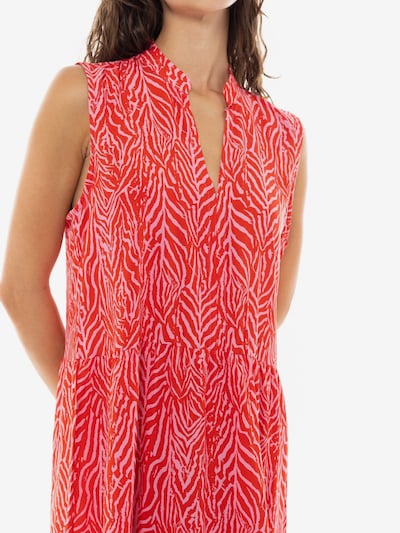 Pink Label Zomerjurk in 38 in de kleur Knalrood, Productweergave