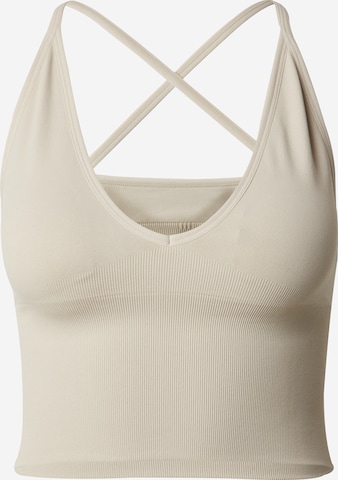 Bustino Reggiseno sportivo di Aim'n in beige: frontale