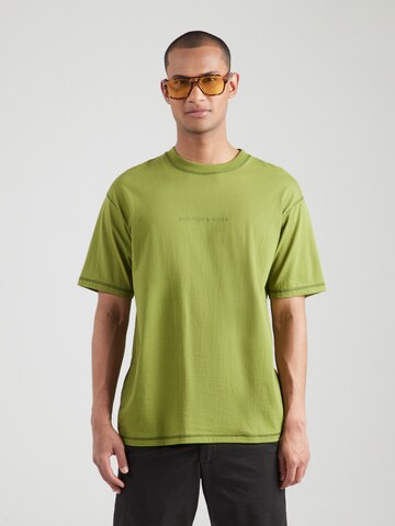 SCOTCH & SODA Футболка 'Seasonal Core' в Зеленый: спереди