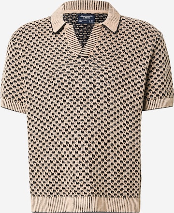 Pull-over Abercrombie & Fitch en marron : devant