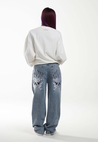 Ed Hardy Loosefit Džíny – modrá