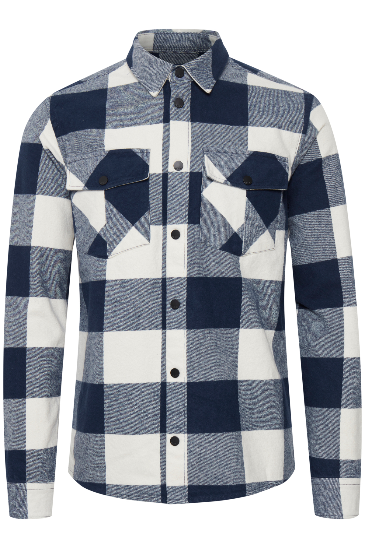 k9i1E Abbigliamento BLEND Camicia in Blu Scuro 