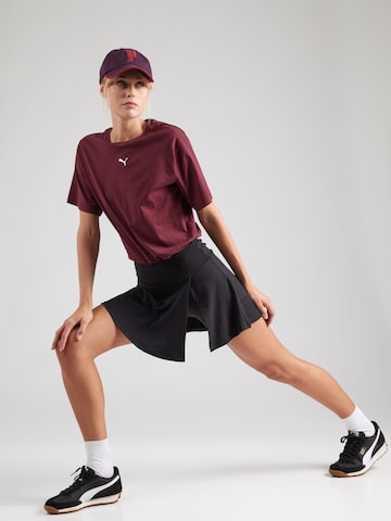 PUMA Λειτουργικό μπλουζάκι 'Ess' σε κόκκινο