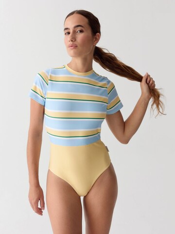 SEABASS High neck Swimsuit 'Women Swimsuit Rae' in Blue: front