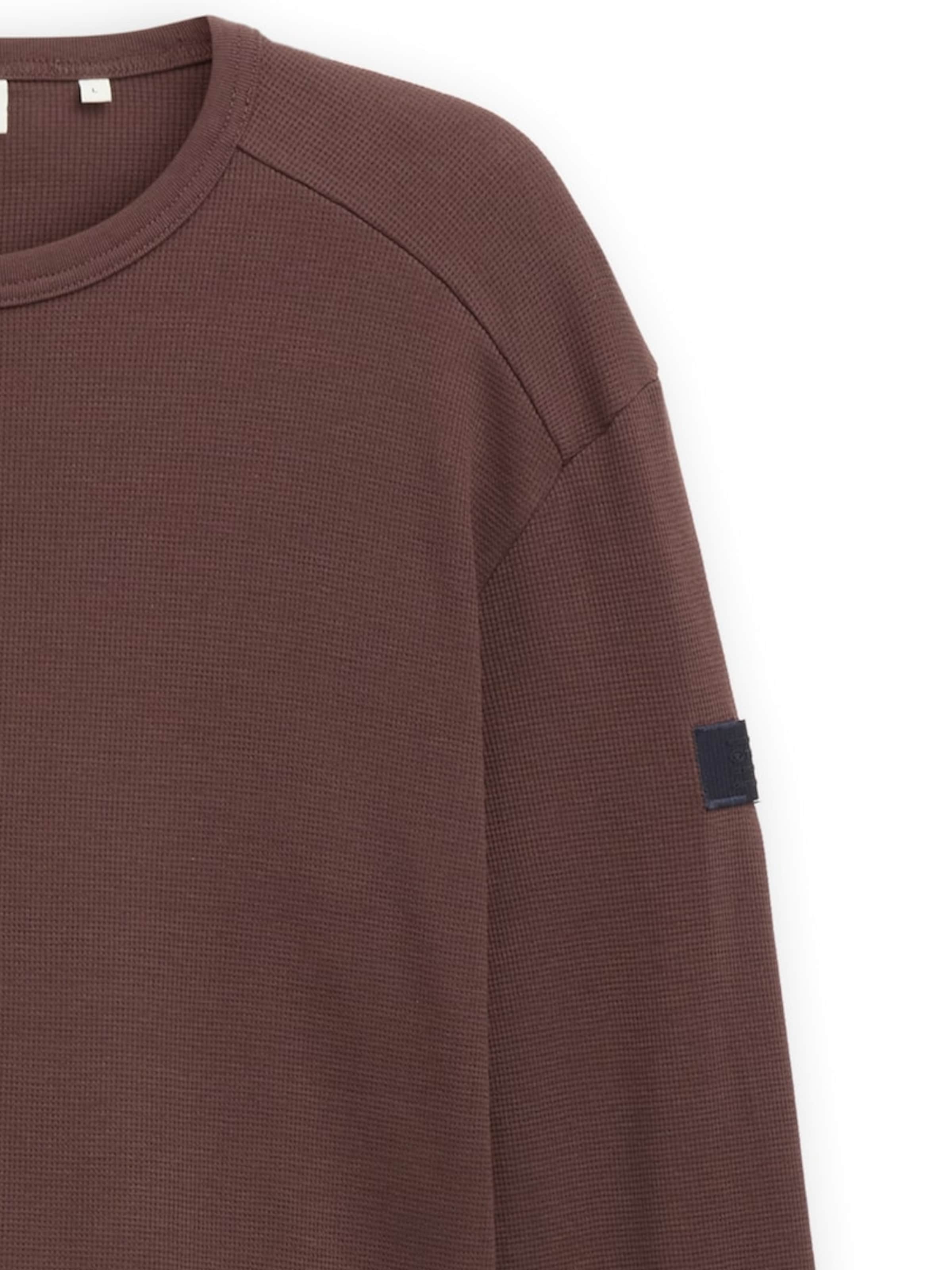 TOM TAILOR Shirt in Brown