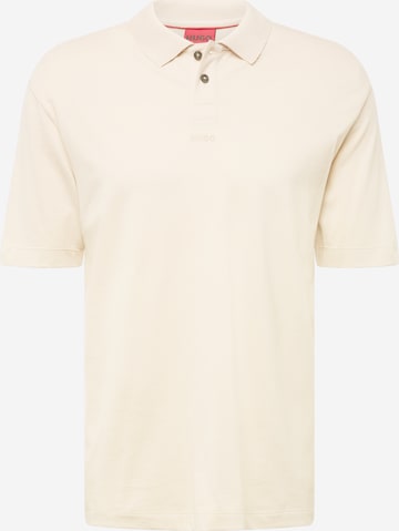 T-Shirt 'Dangula' HUGO Red en beige : devant