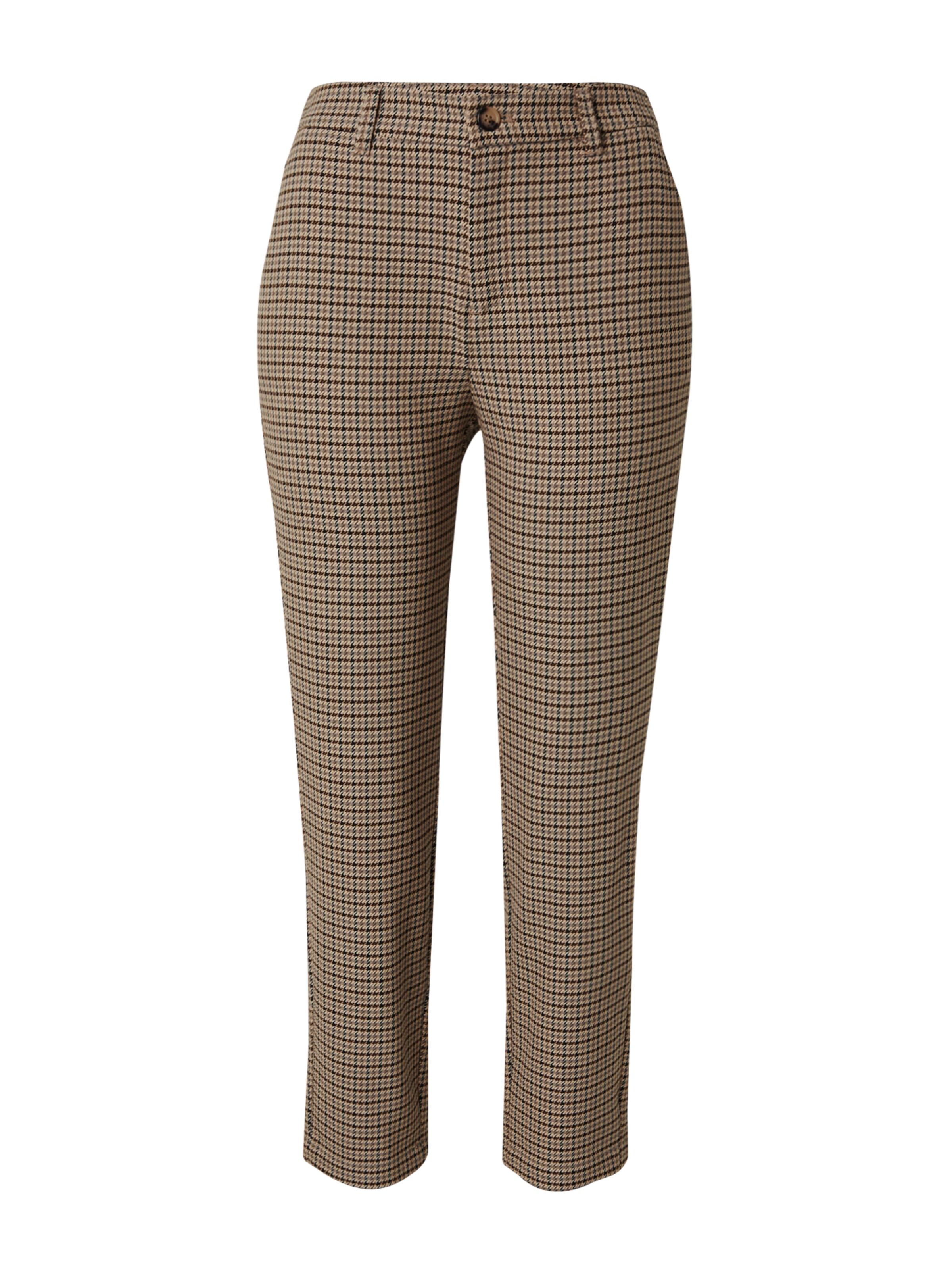 s.Oliver Tapered Broek in Beige: voorkant