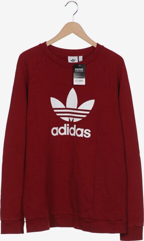 ADIDAS ORIGINALS Sweatshirt & Zip-Up Hoodie in L in Red: front