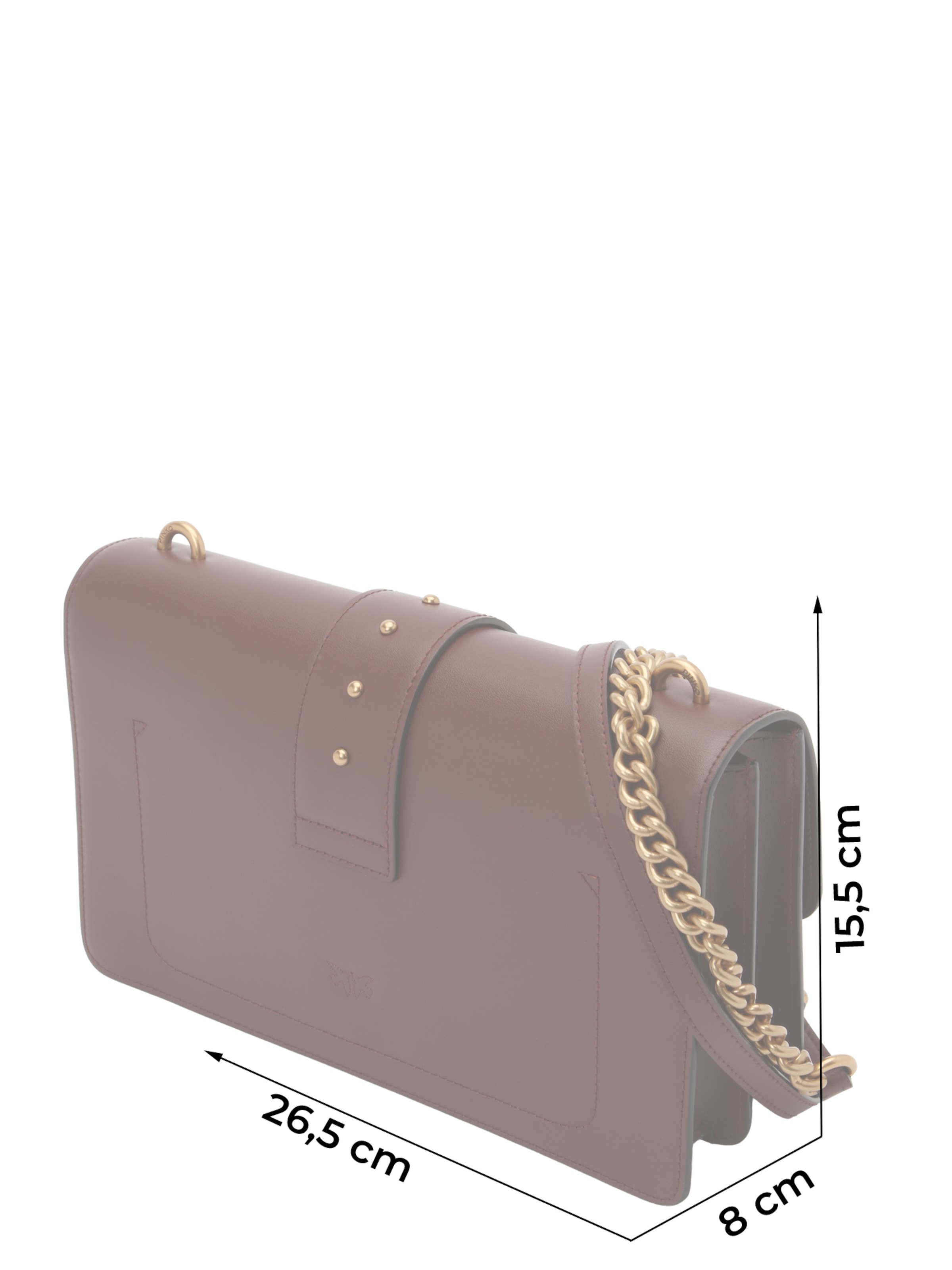 PINKO - Bolso de hombro 'Love' en rojo