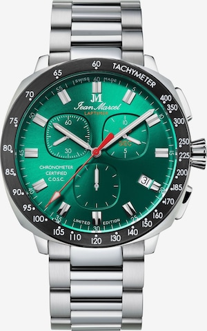 Montre à affichage analogique Jean Marcel en argent : devant