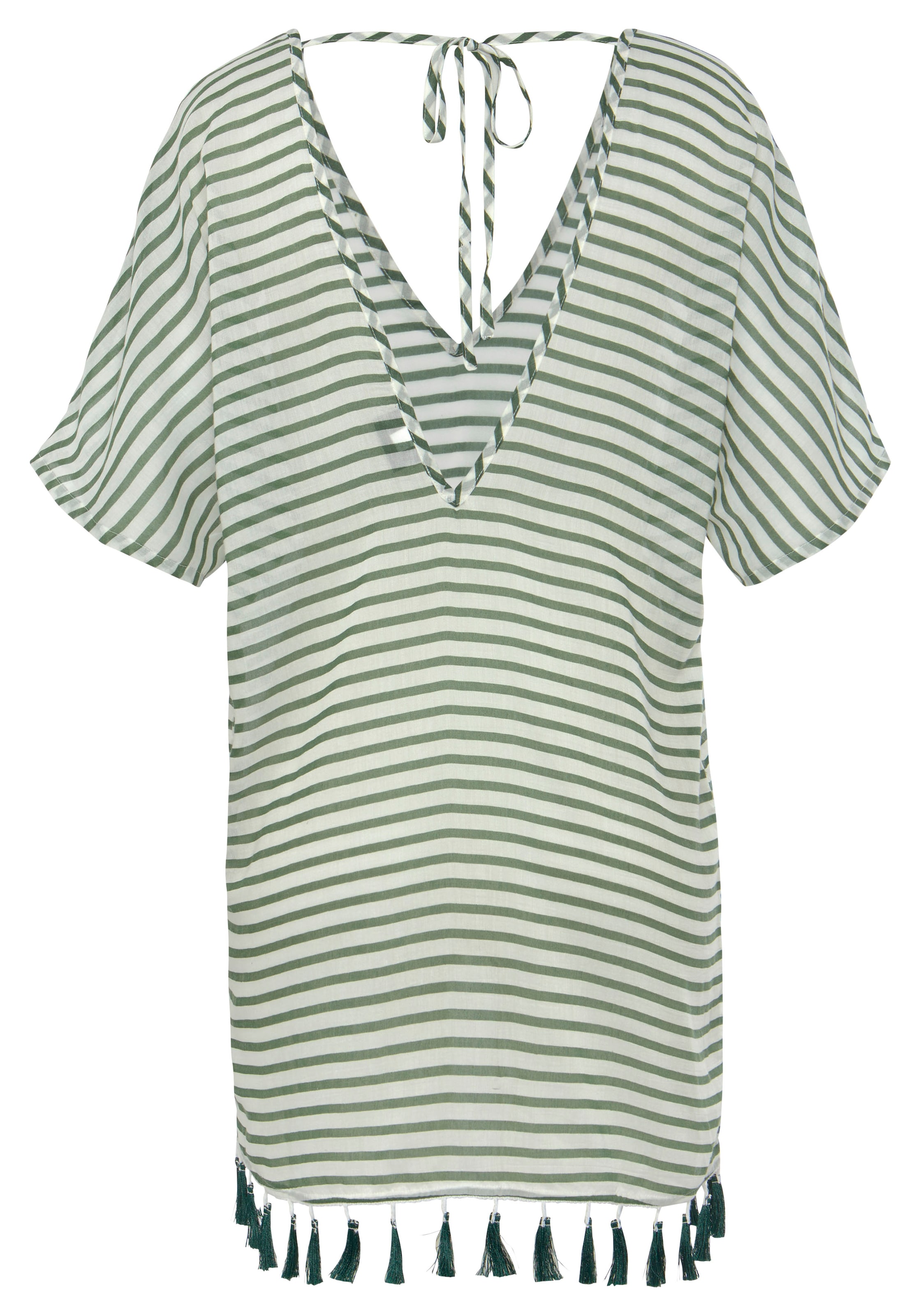 VENICE BEACH Plážové šaty – zelená: přední strana