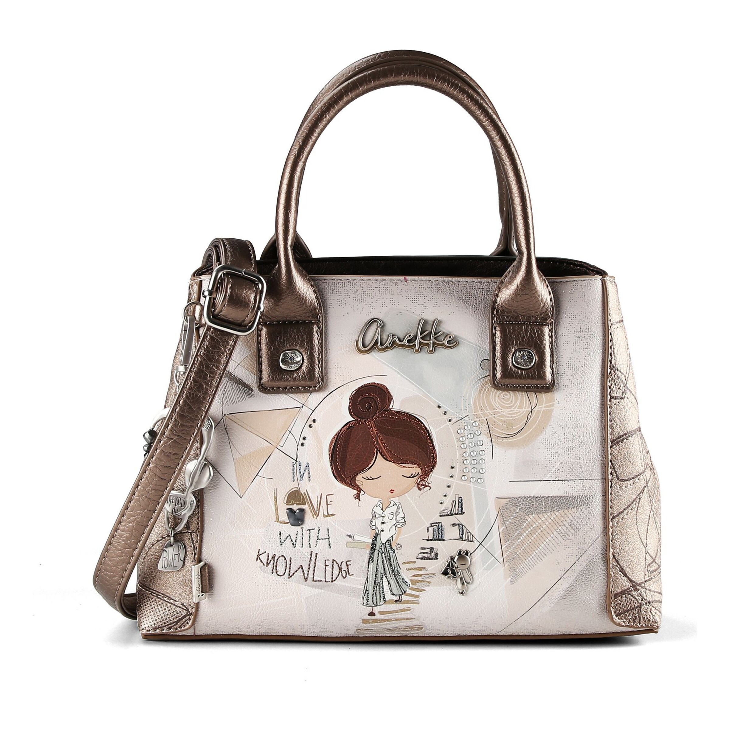 Anekke Handtasche 'Sophia' in Beige: Vorderseite