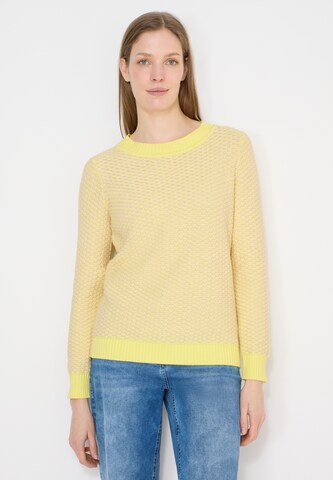 CECIL Pullover in Gelb: Vorderseite