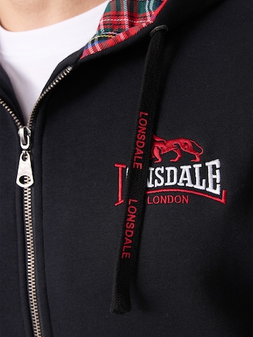 Veste de survêtement 'Lancaster' LONSDALE en noir