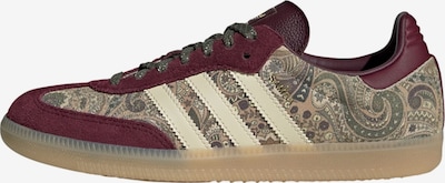 ADIDAS ORIGINALS Matalavartiset tennarit 'Samba OG X Liberty London' koossa 35,5 värissä ecru / khaki / oliivi / burgundin punainen, Tuotenäkymä